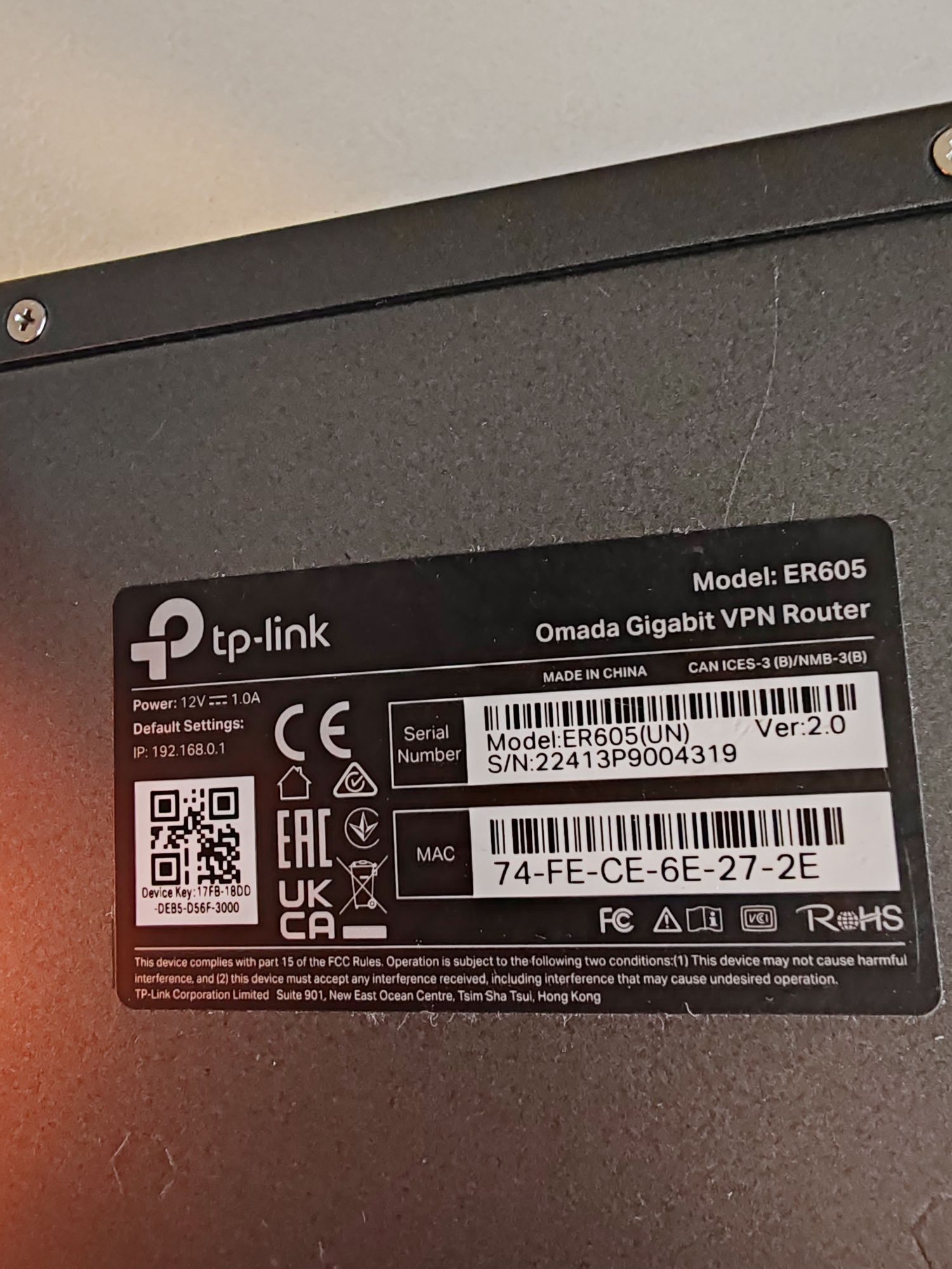 VPN Router TP-Link ER605 jak nowy GWARANCJA