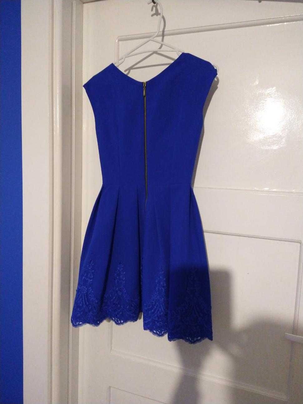 sukienka niebieska