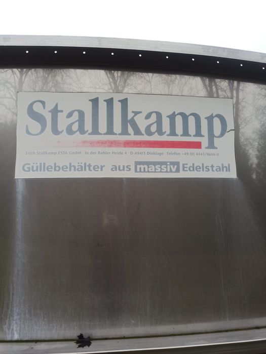 Zbiornik na gnojowicę stallkamp z blachy