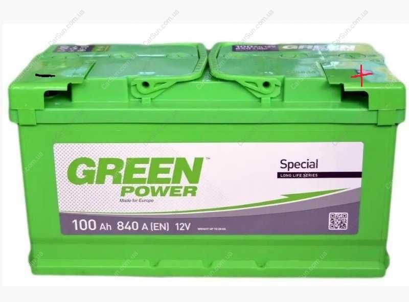 Аккумулятор Green Power 100 Ah ,б/у. ост75Ач