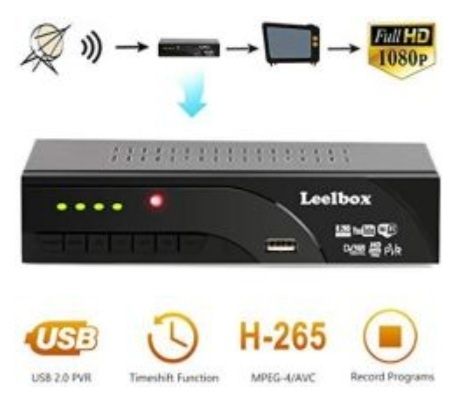 Odtwarzacz multimedialny tuner TV Box Leelbox DVB-T2