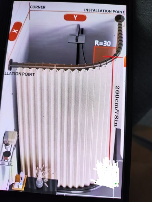 Cortina Duche ( 180 x 200 )