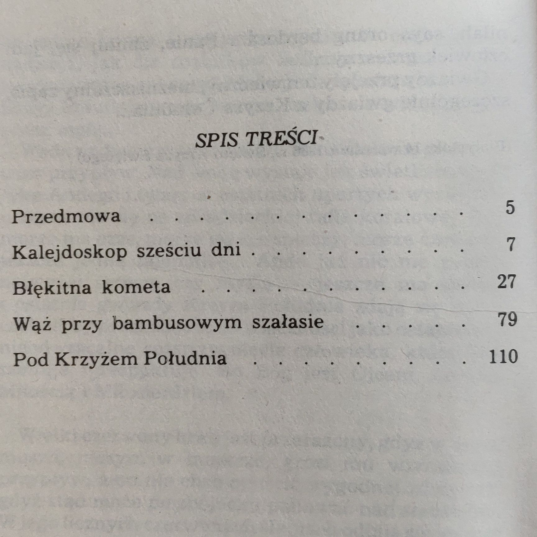 Pod Krzyżem Południa, Czesław Osiecki, dedykacja i zdjęcie autora