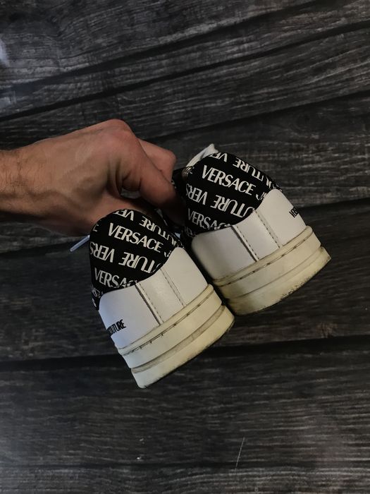 Versace шкіряні чоловічі кросівки оригінал