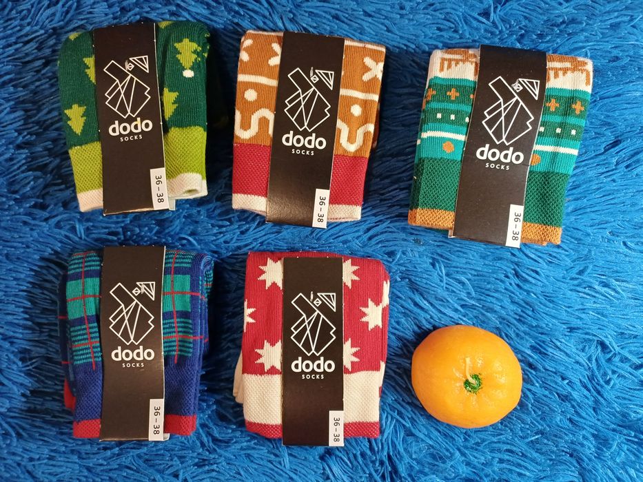 Шкарпетки Dodo socks подарунковий бокс Новий рік, новорічний подарунок