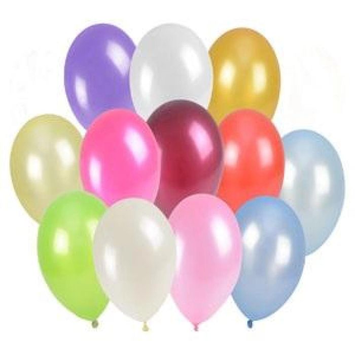 Balony metalizowane 25cm 100szt Arpex oprawa: blister
