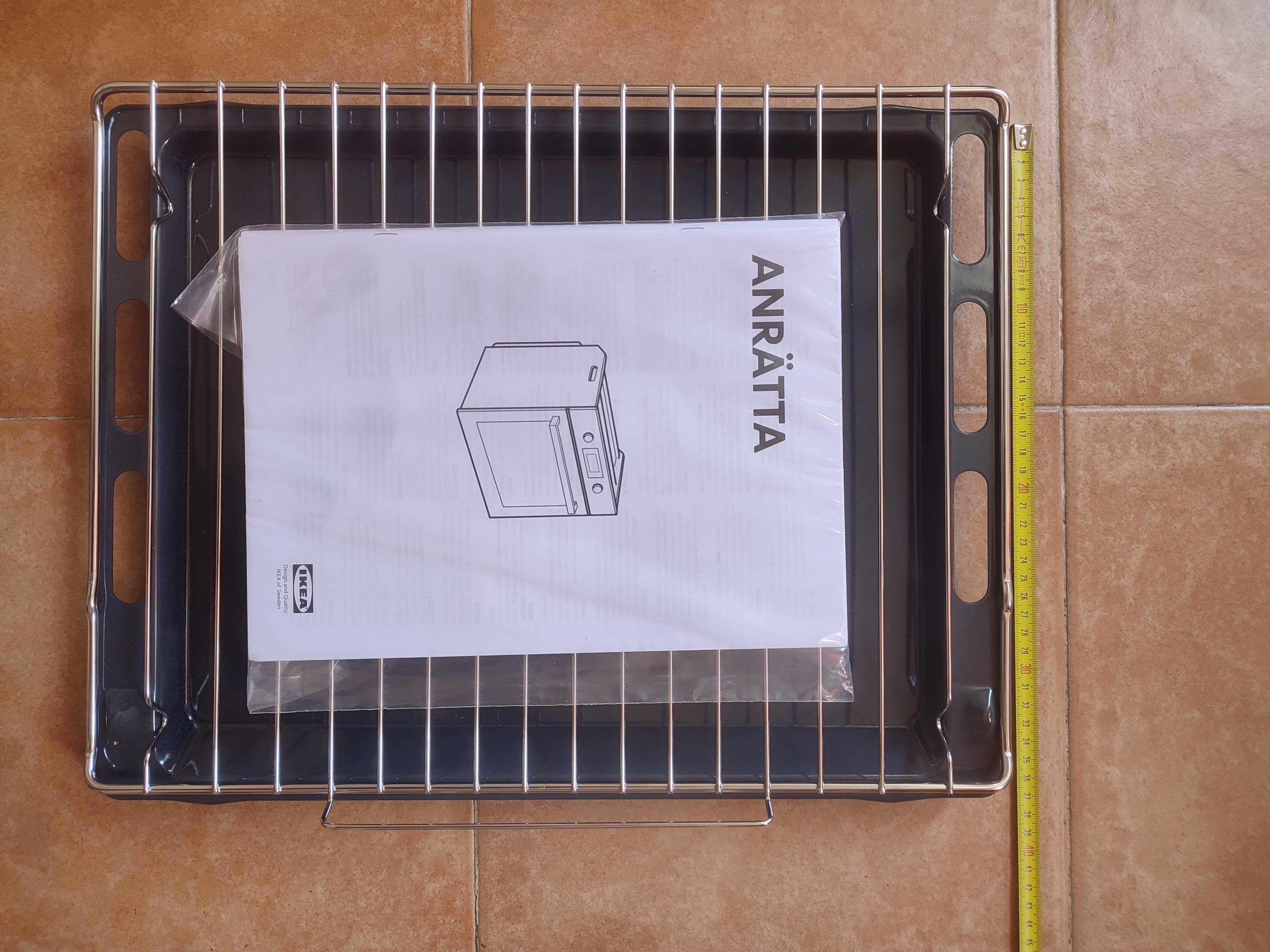 Grelha + tabuleiro para forno IKEA Anratta Novas