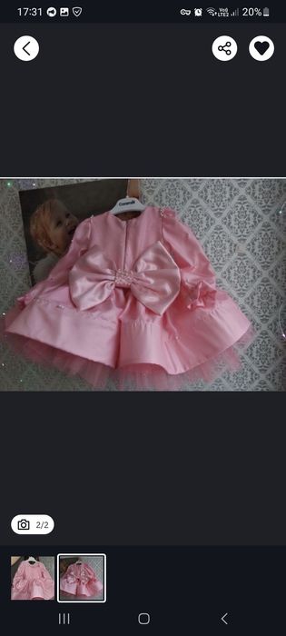 Продам дуже красиву сукню на рочок,для маленької красуні.