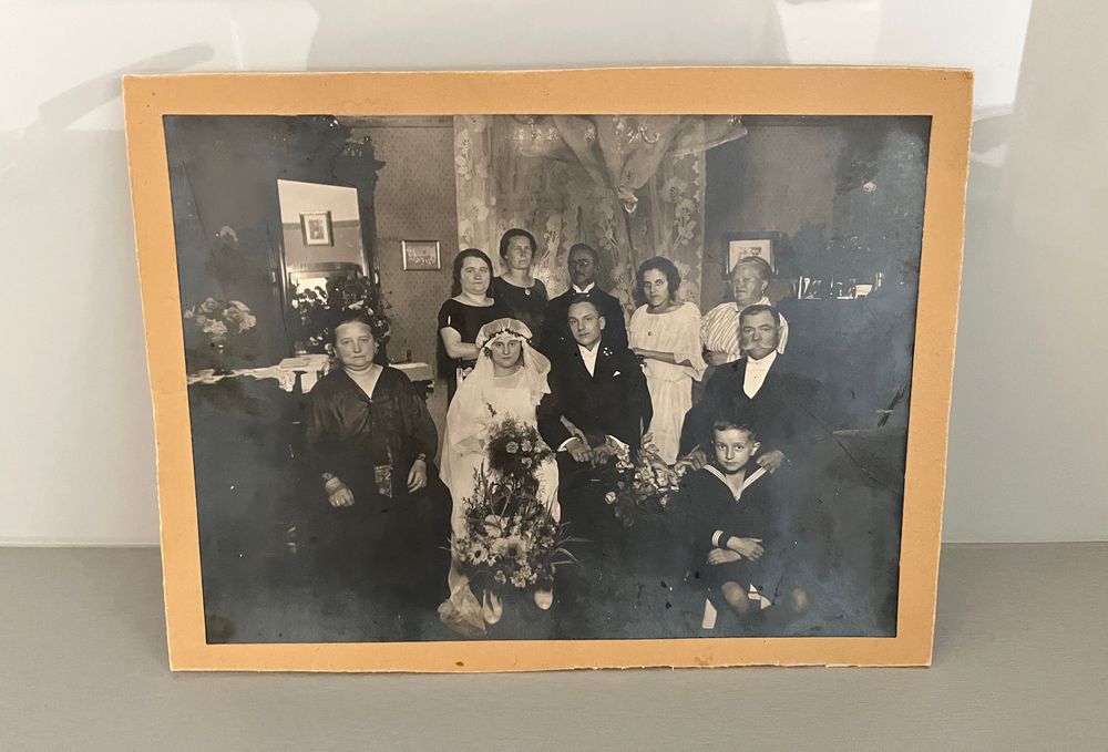 stare zdjęcie rodzinne Niemcy 1925 r