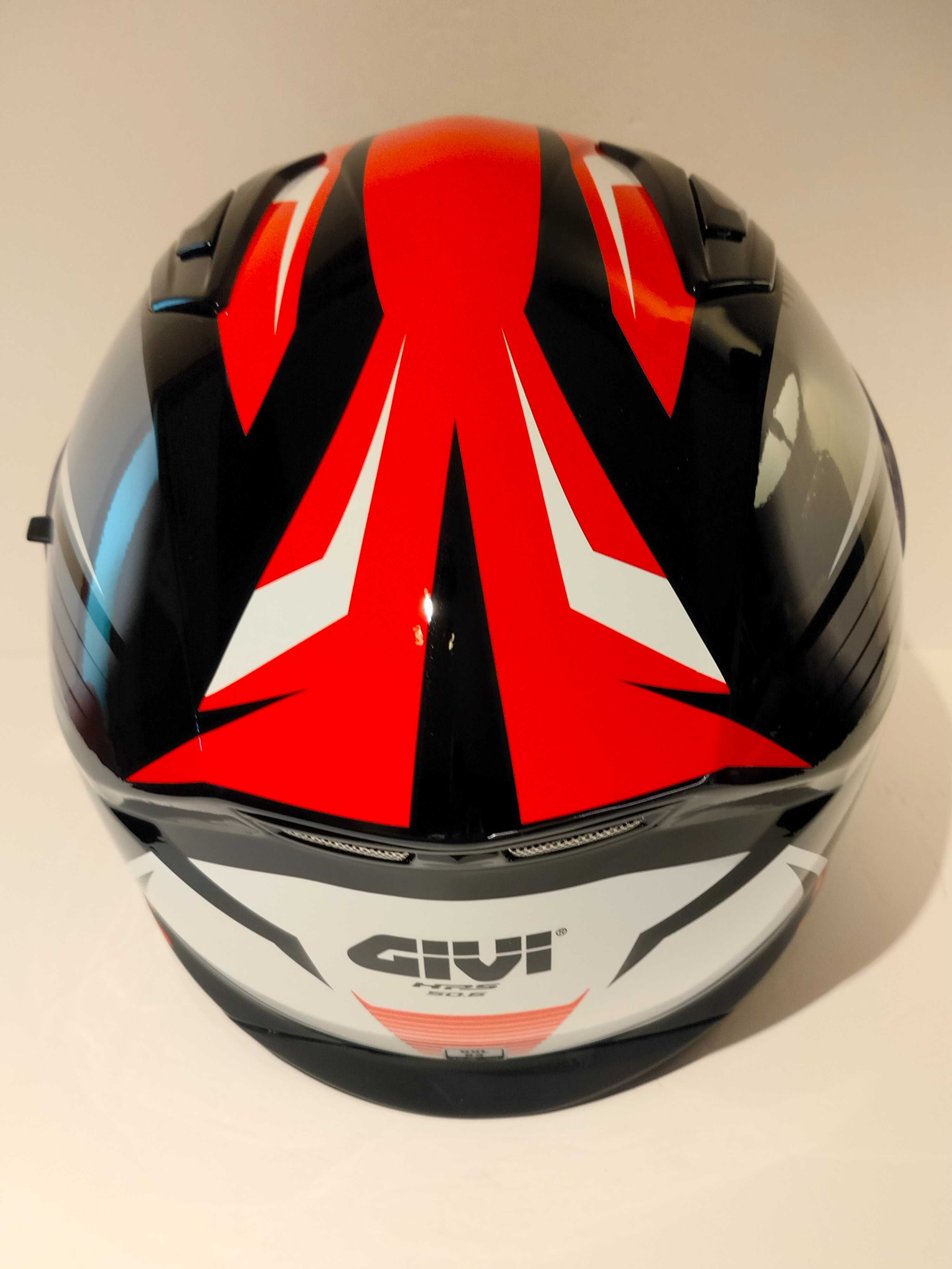 Capacete Givi dupla viseira mota scooter novo