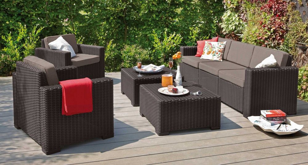 Комплект садовой пластиковой мебели Allibert California Keter