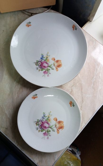 Посуда ГДР, фарфор, блюда салатники