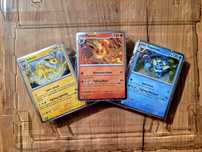 Karty promo Jolteon Flareon Vaporeon holo Pokemon Prismatic Evolutions