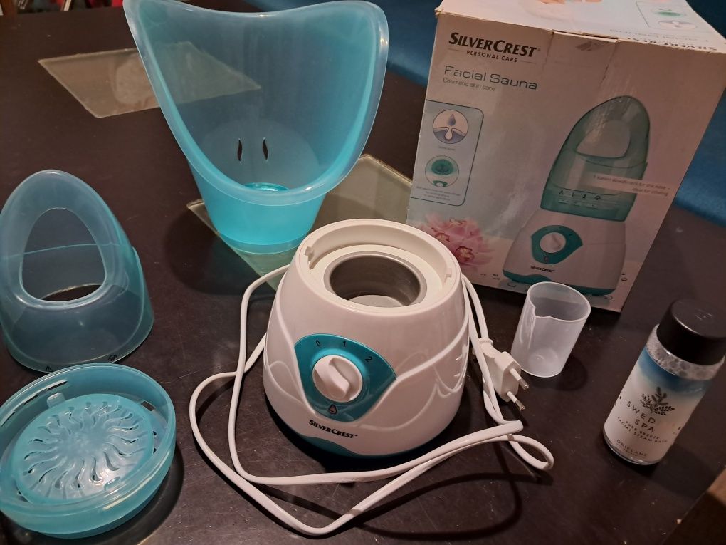 Sauna parowa na twarz, inhalator