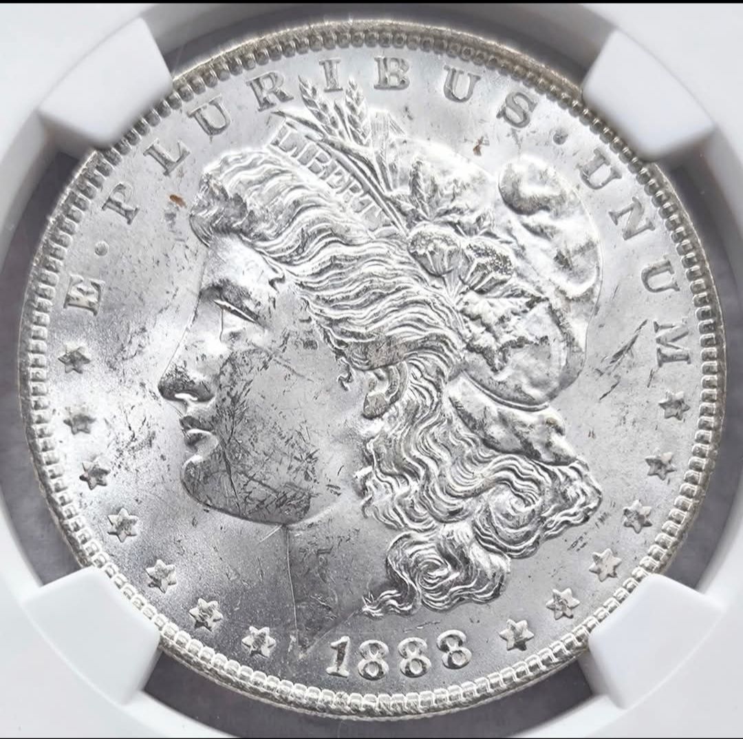 Долар Моргана MS 63,1888
