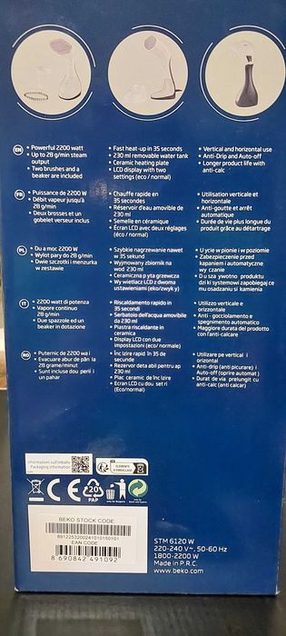 Jak nowa parownica do ubrań steamer wysoka moc