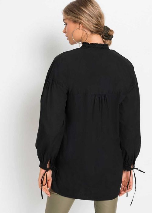 B.P.C bluzka koszulowa czarna dłuższa 34.