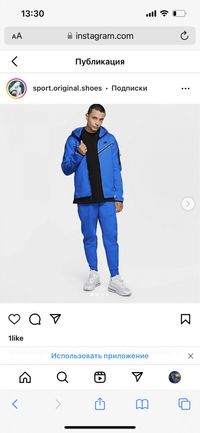 Новий оригінальний спортивний костюм Nike tech fleece