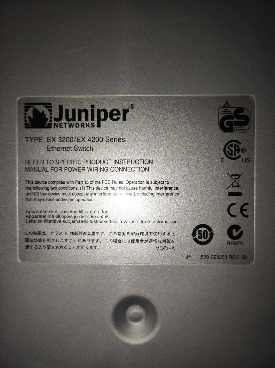 коммутатор juniper ex 3200 8poe