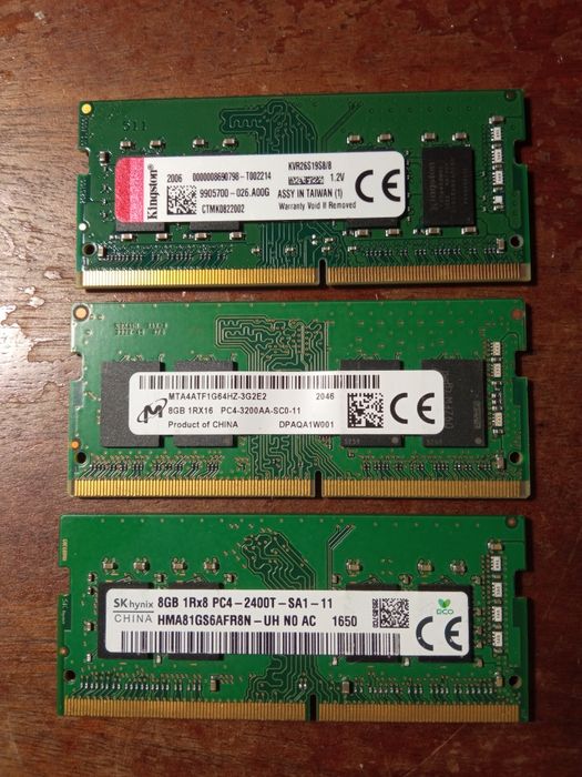 Оперативна пам'ять ноутбука DDR4 8Gb