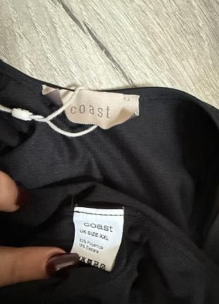 Новий спільний чорний купальник зі шнурівкою coast 2xl