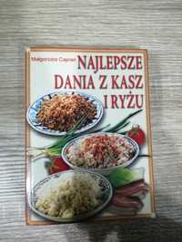 Książka kucharska Najlepsze dania z kaszy i ryżu Małgorzata Caprari