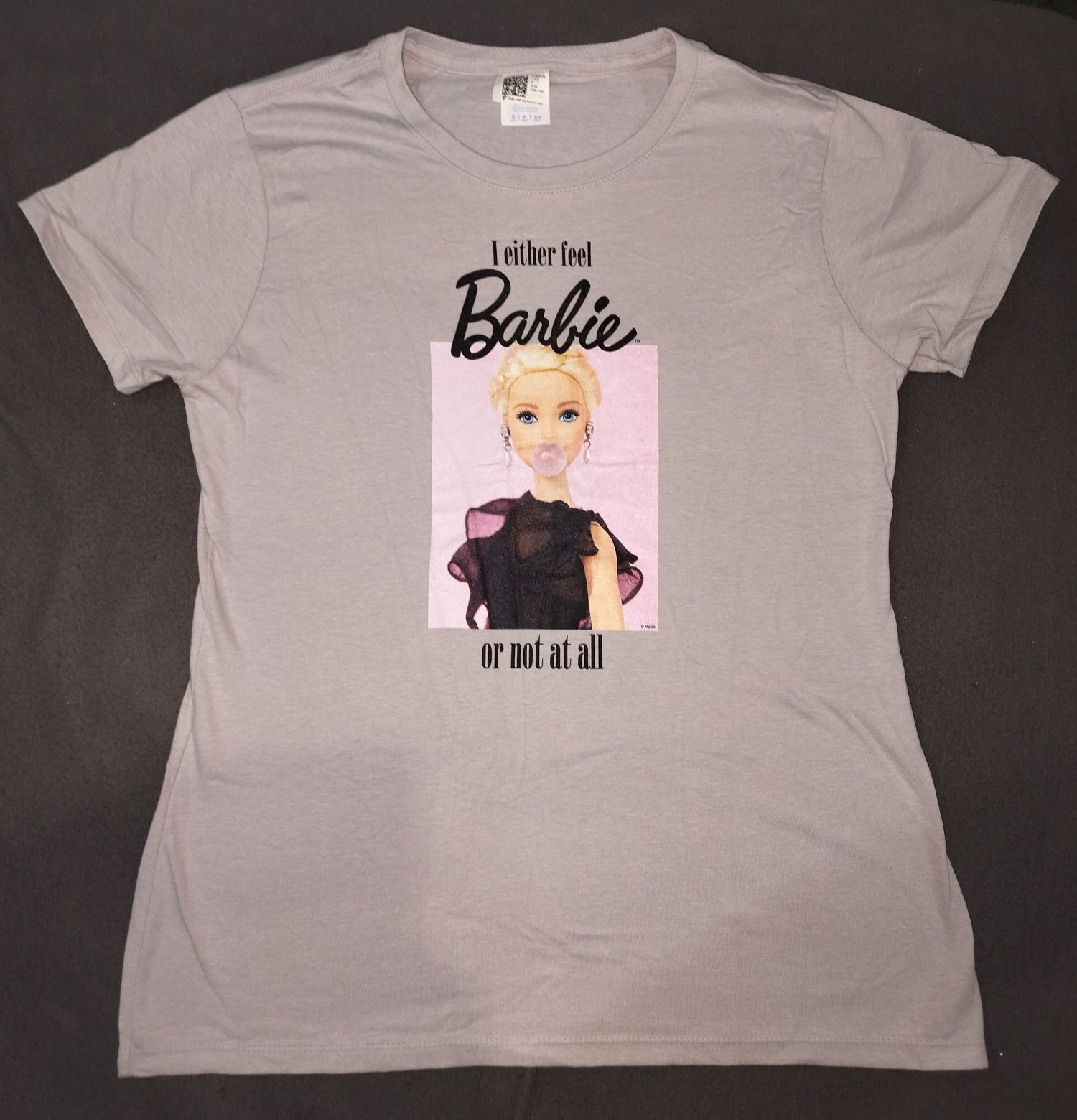 Koszulka szara Barbie