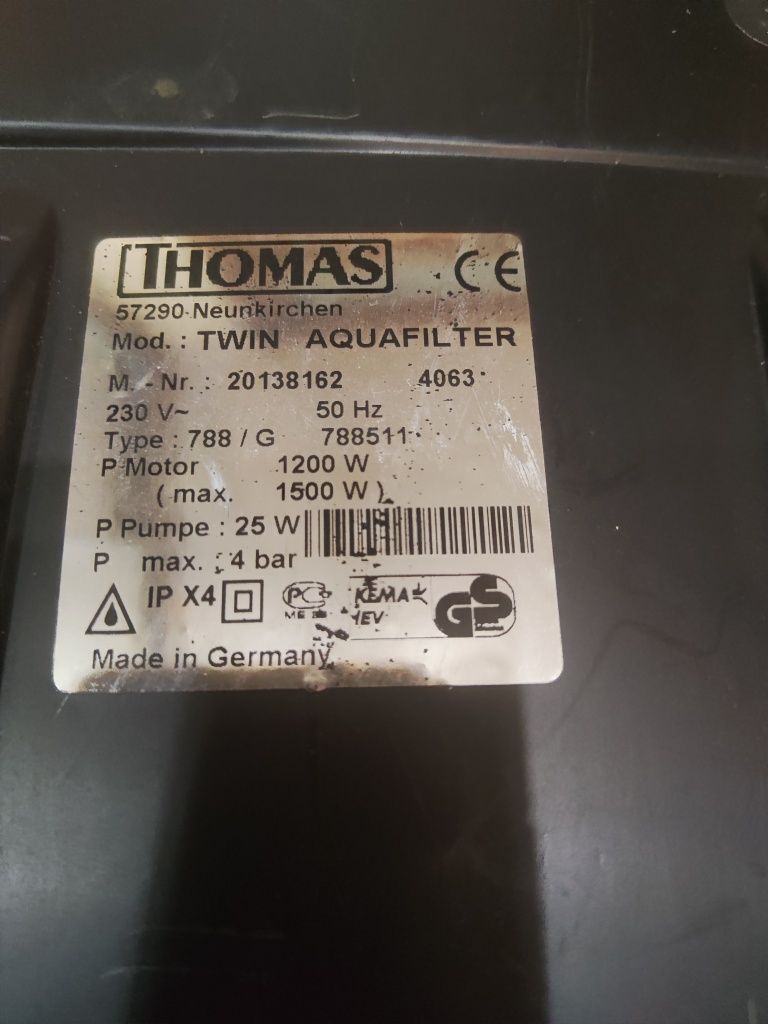 Пылесос Томас Твин аквафильтр (Thomas Twin Aquafilter). БУ.