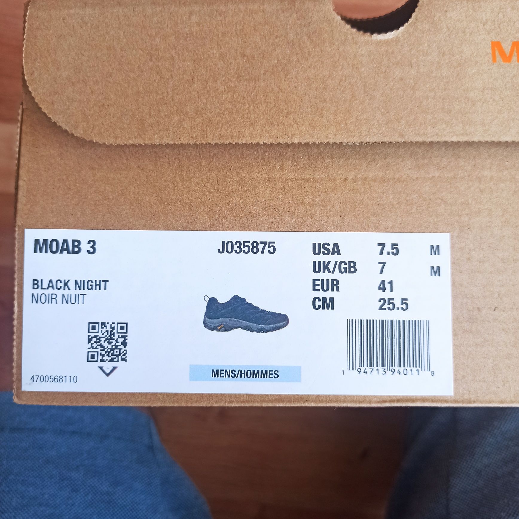 Buty Merrel Moab 3 Rozmiar 41 trekkingowe