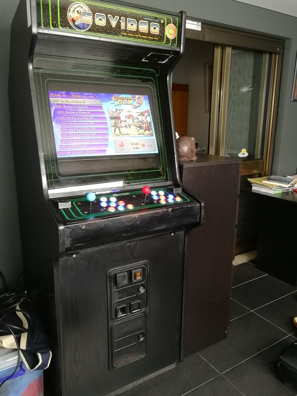 Maquina de jogos arcade retro gamer