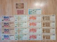 Zestaw banknotów PRL