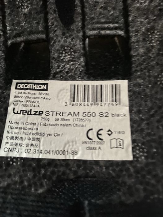 Kask Wedze Stream S2 black roz.56-59