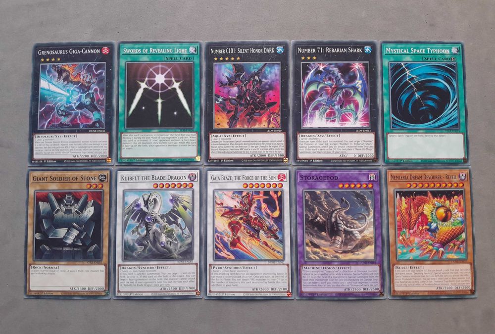 Cj. 240 Cartas Yu-Gi-Oh
