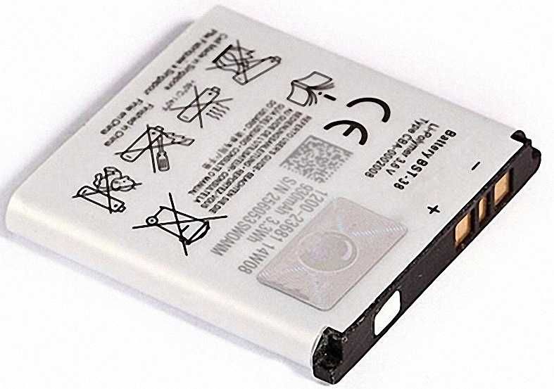 Батарея аккумуляторная BST-38 для телефона Sony Ericssson K700i
