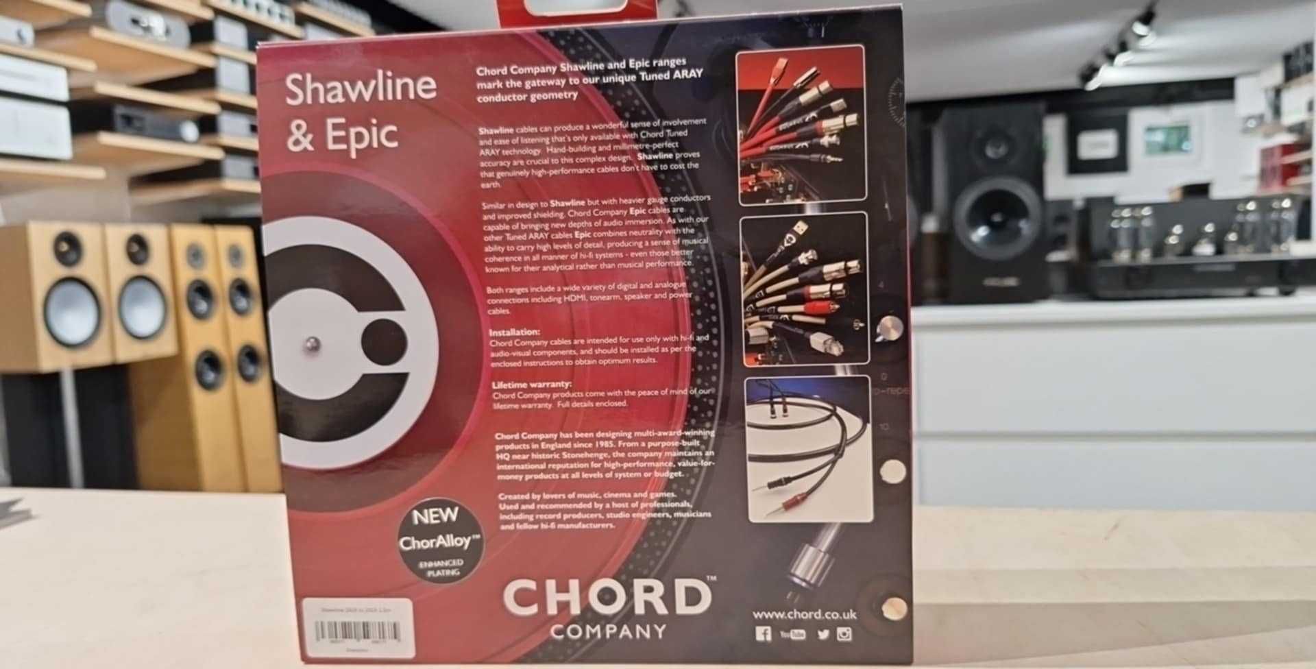 Chord Shawline posrebrzany interkonekt XLR 1,5m