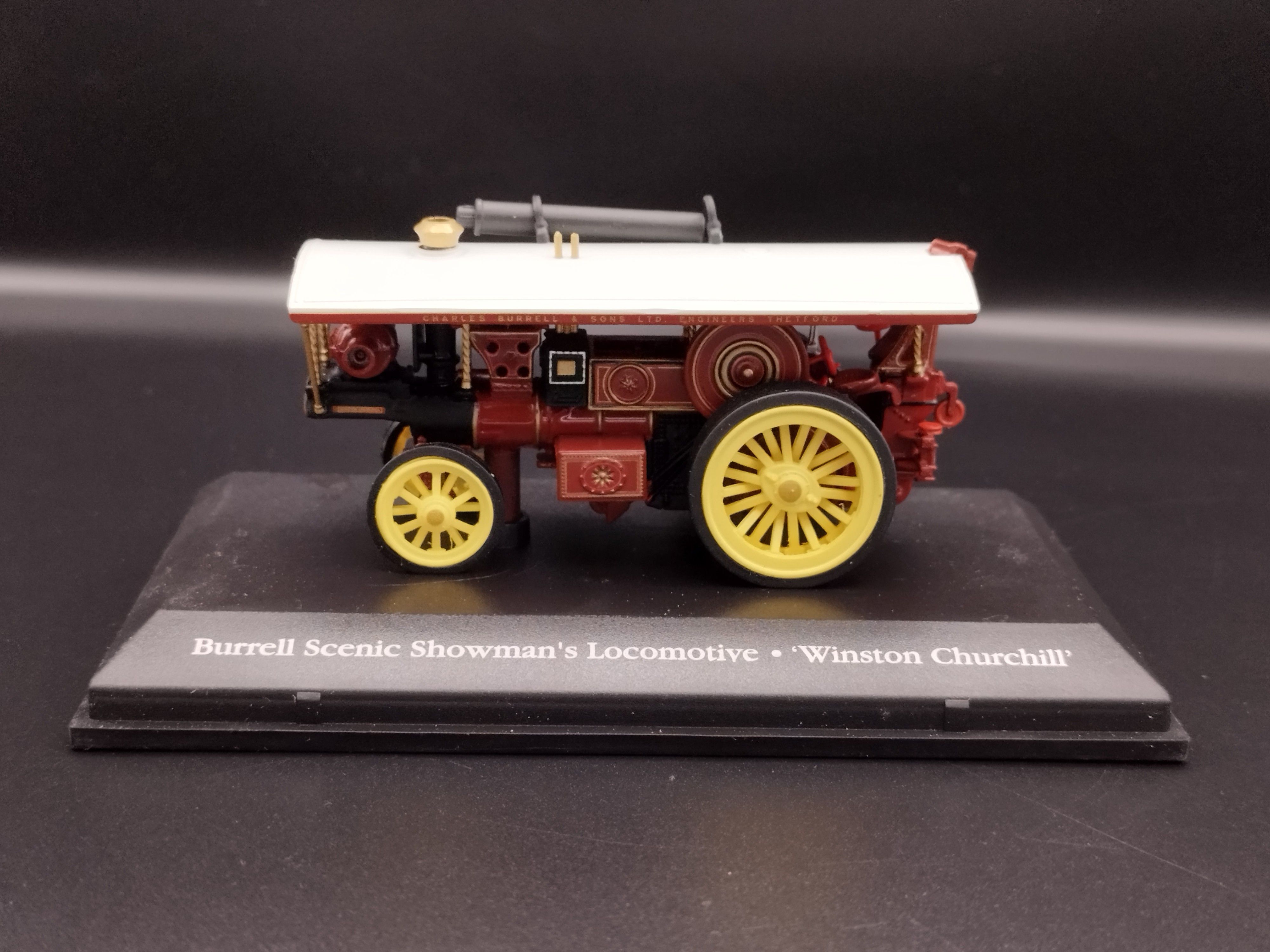 1:76 Atlas Burrell Scenic Locomotive W. Churchill model