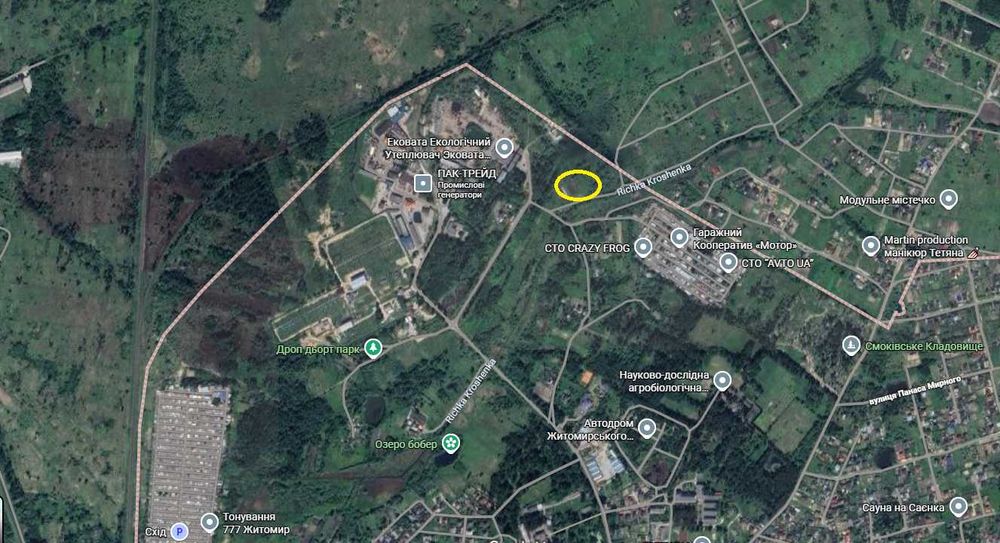 Ділянка, Житомир, під будівництво 25 соток, Власник