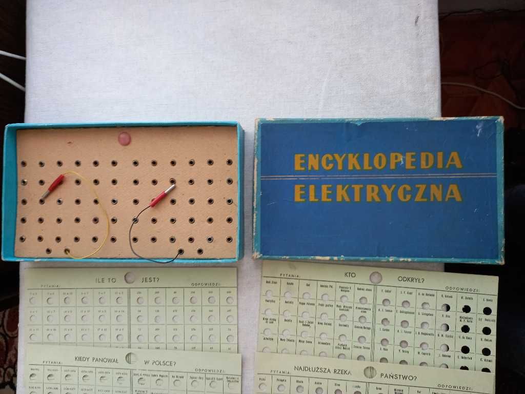 Retro gra Encyklopedia Elektryczna gra z czasów PRL