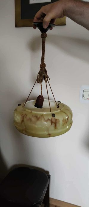 Lampa Ampla – oryginalna, jak nowa, miodowy kolor
