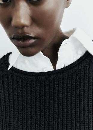 Чорний светр Zara S