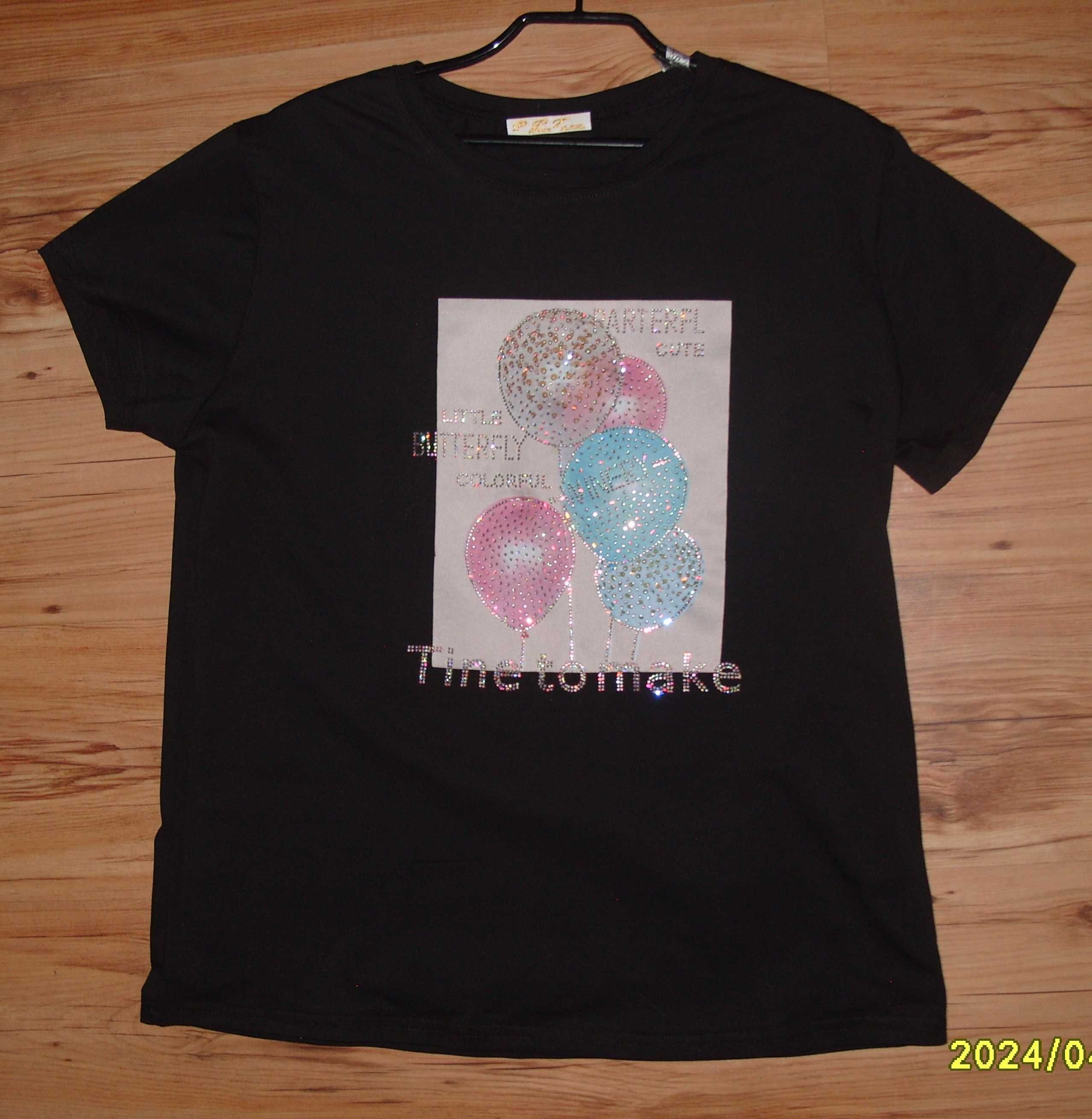 NOWY T-Shirt Balony _cyrkonie r. L/XL