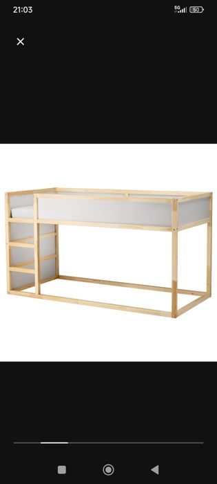 Cama de criança KURA IKEA