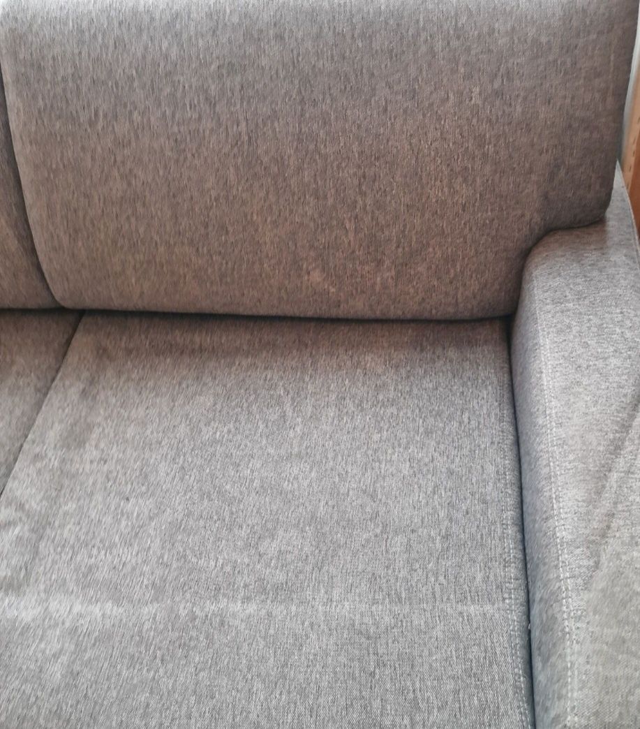Kanapa sofa z funkcją spania szara rozkładaną wersalka