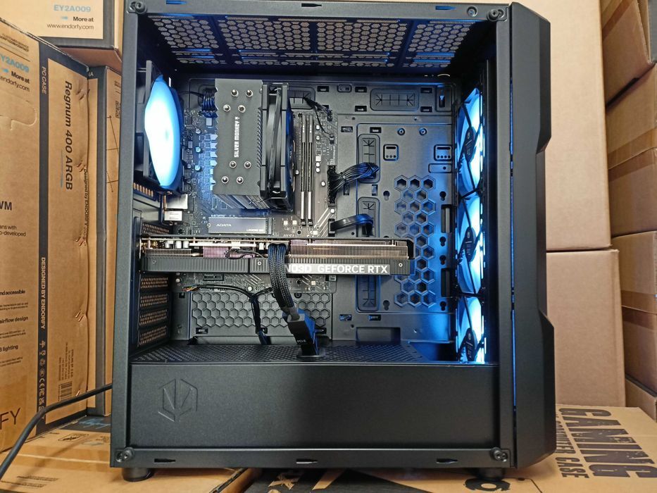 Nowy Komputer Gamingowy Ryzen 7 7700 DDR5 32 2TB RTX 5070 TI 16GB FV23