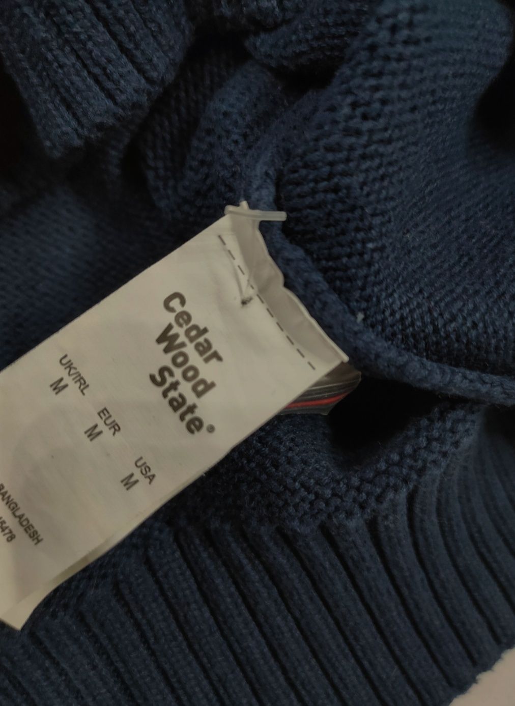 sweter granatowy męski S/M