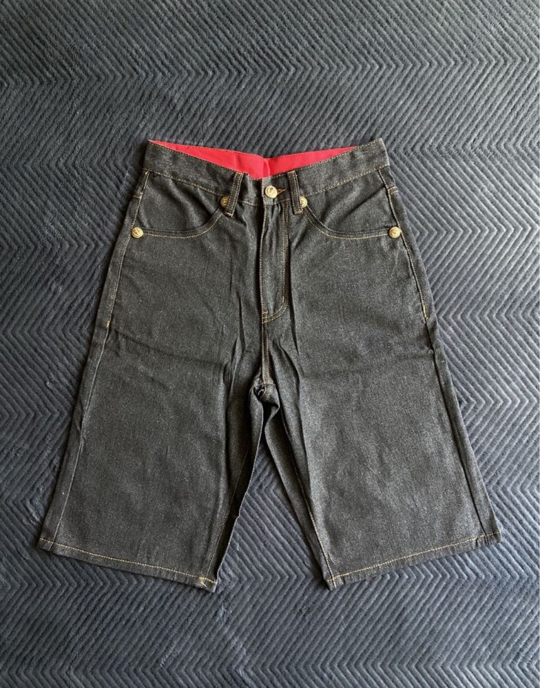 Jortsy Spodenki Full Haft Y2k OG Baggy Szerokie Opium