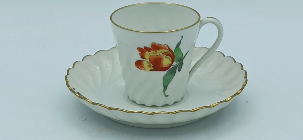 Porcelana  Bawaria Duo Nymphenburg Cieńka Kolekcjonerska Filiżanka Duo