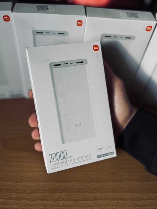 ЗНИЖКА PowerBank Xiaomi 20000 mAh 18W Original білий | Швидка зарядка