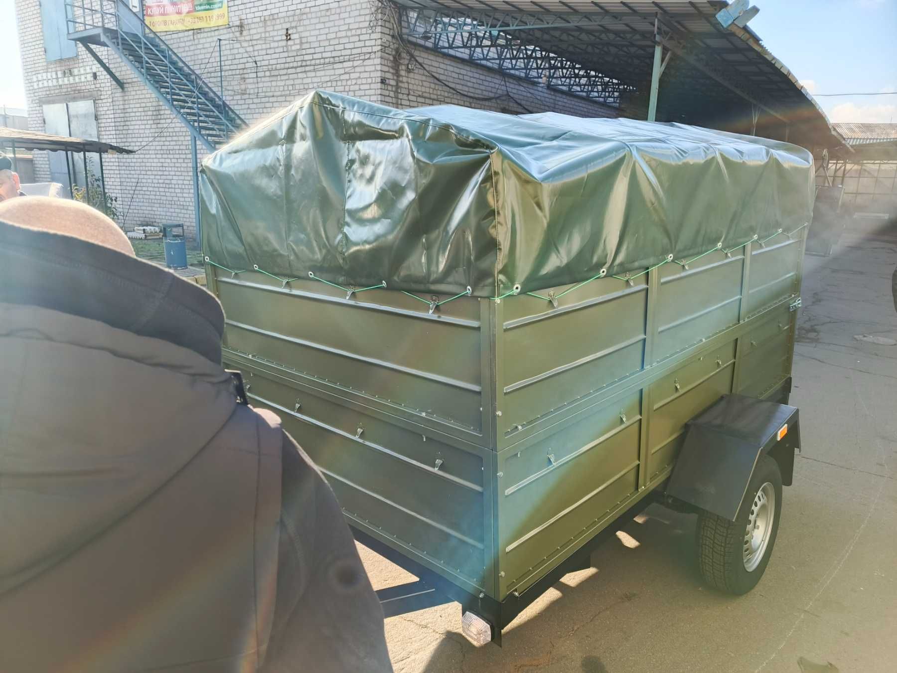 Прицеп легковой для ЗСУ лучший помощник 2200на1300 с 450 бортом !