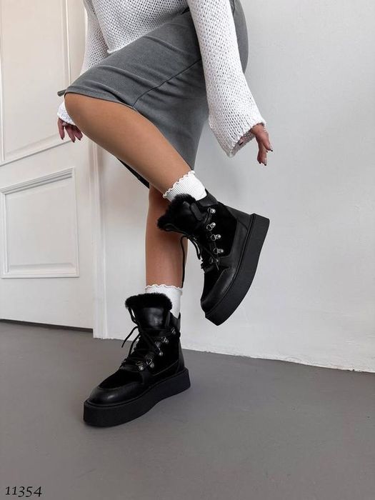 Черевики зимові натуральна шкіра жіночі 38,39,40